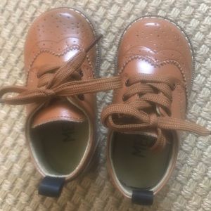 Toddler brown dress shoes